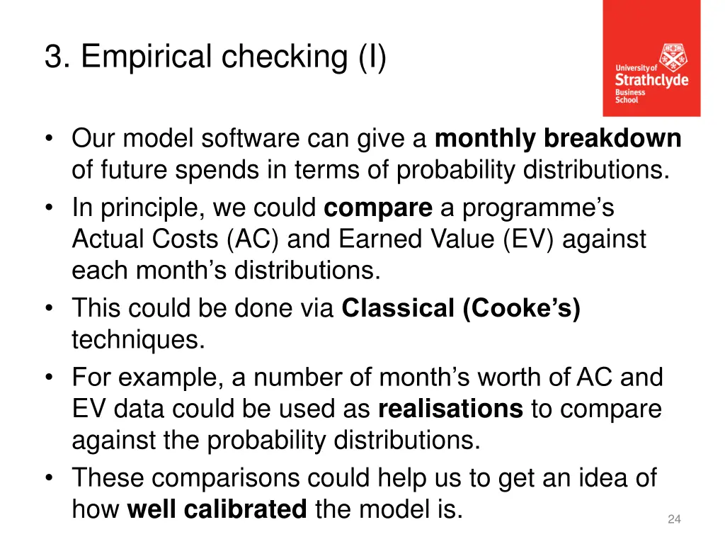 3 empirical checking i
