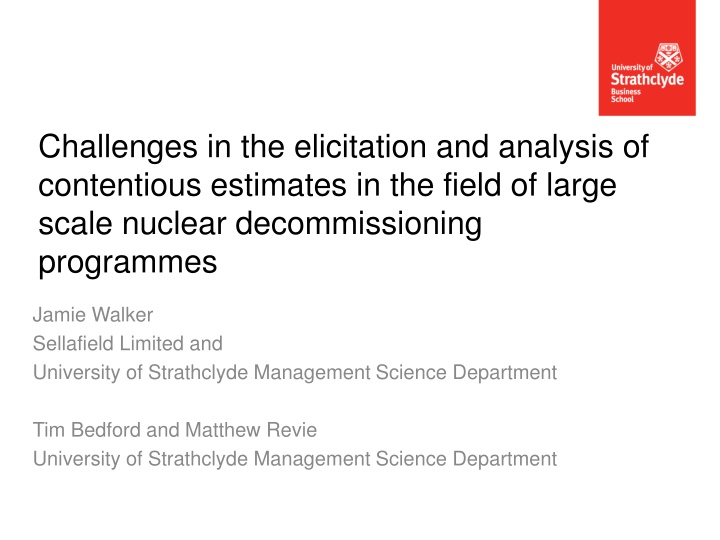 challenges in the elicitation and analysis