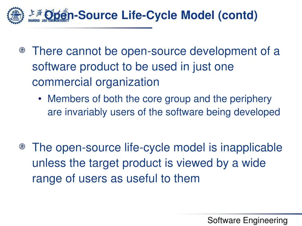 open source life cycle model contd 7
