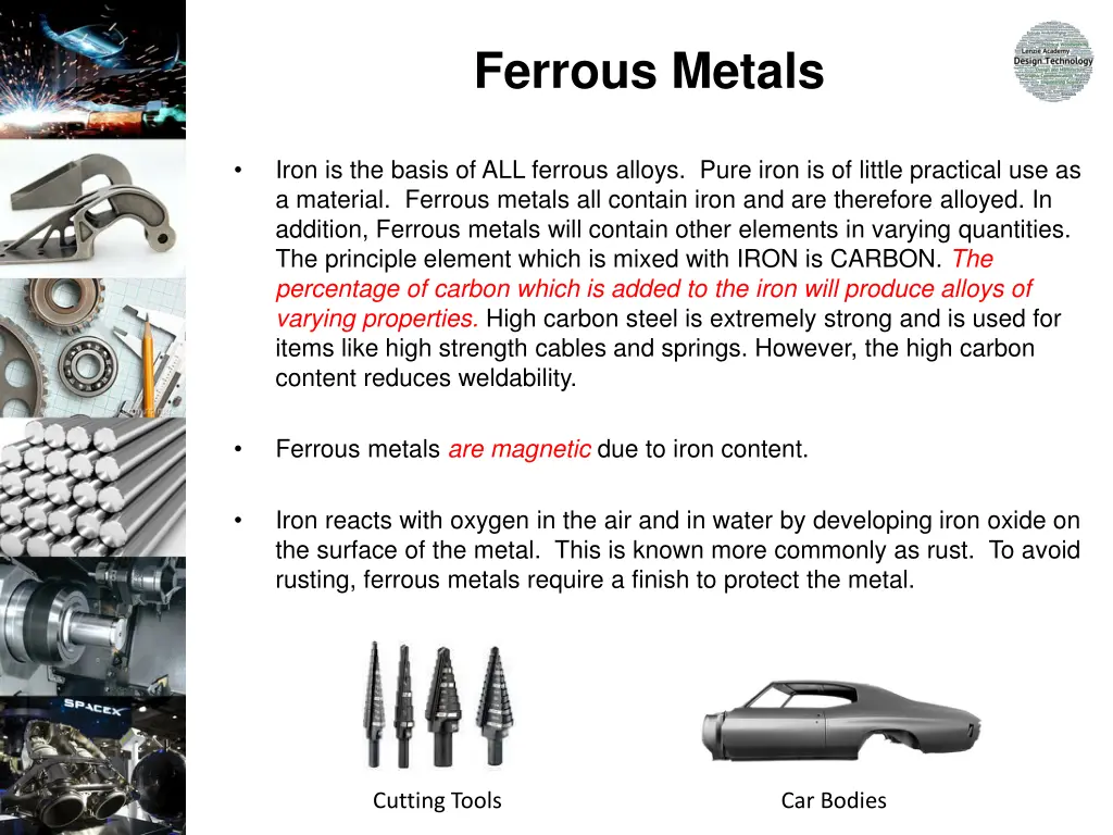 ferrous metals