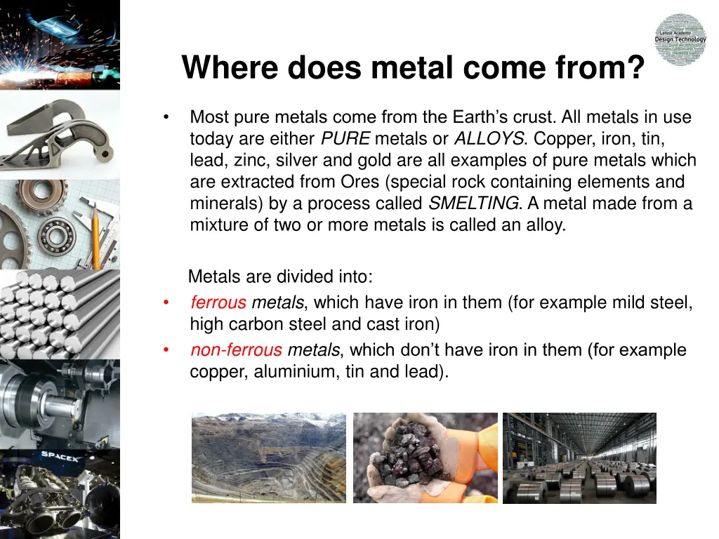 where does metal come from