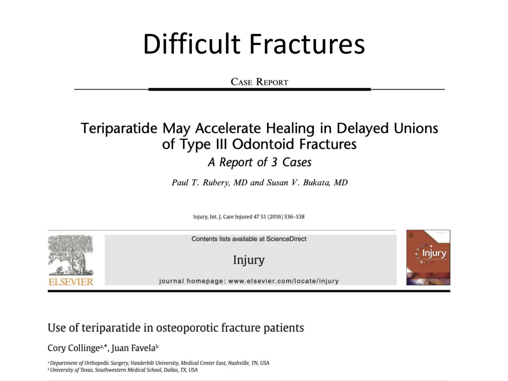 difficult fractures