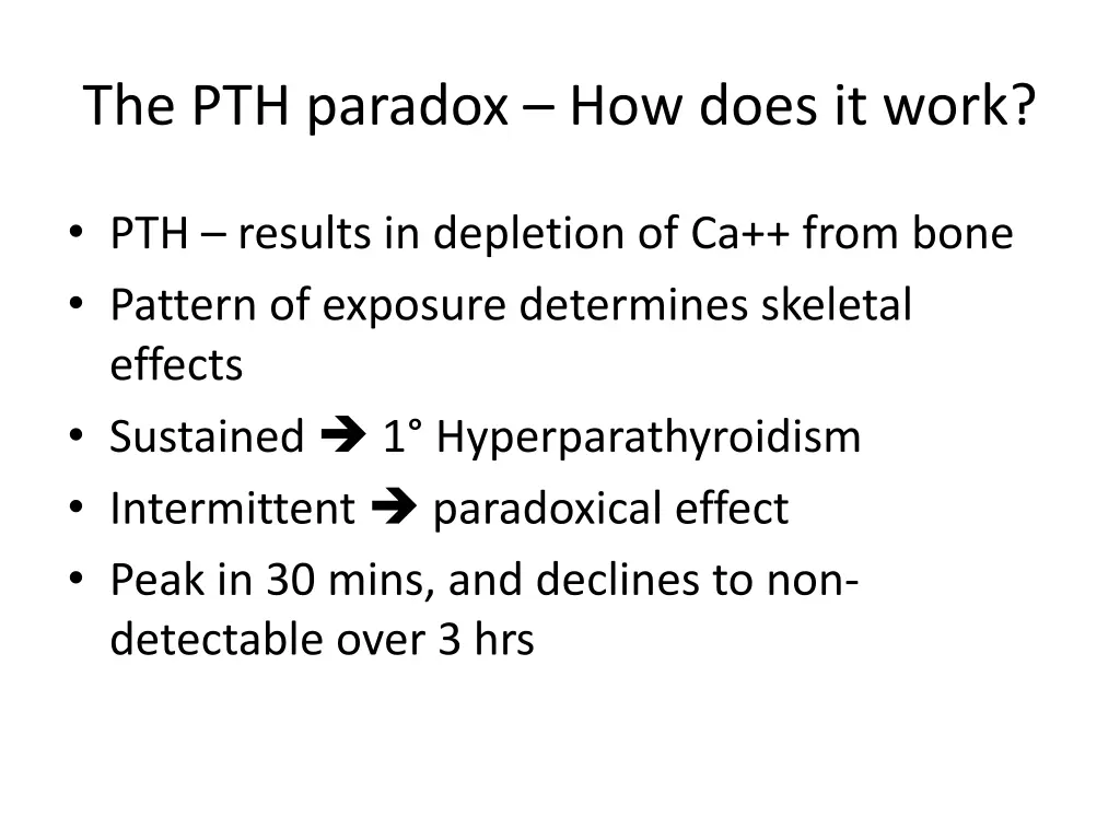 the pth paradox how does it work