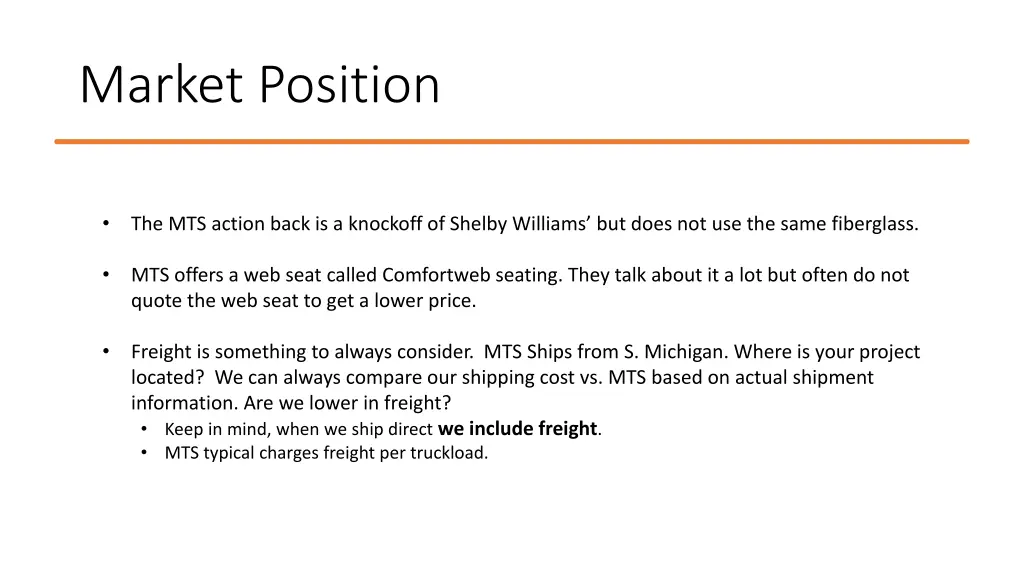 market position 1