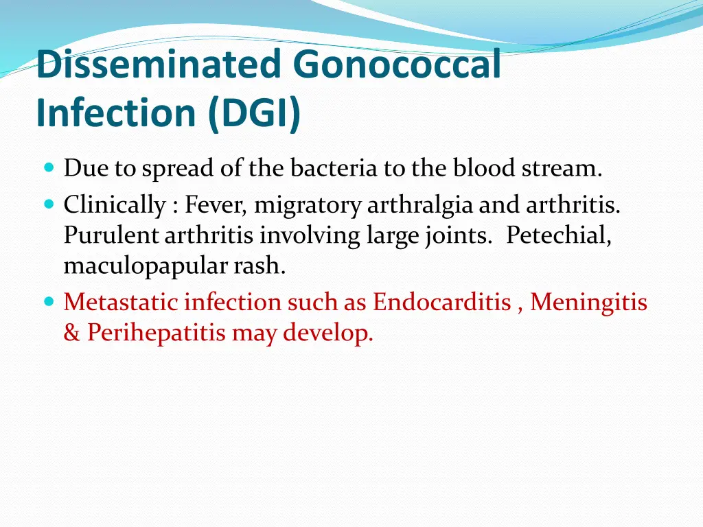 disseminated gonococcal infection dgi