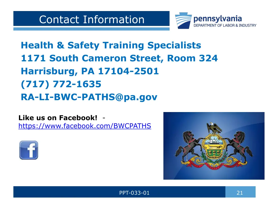 contact information