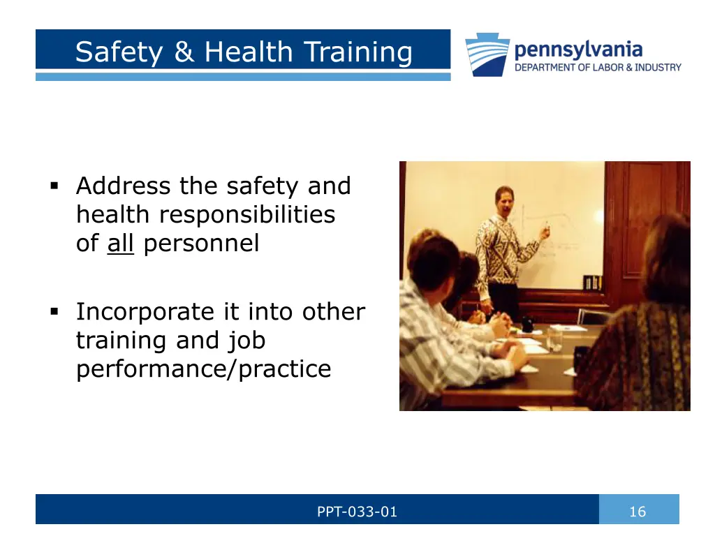 safety health training