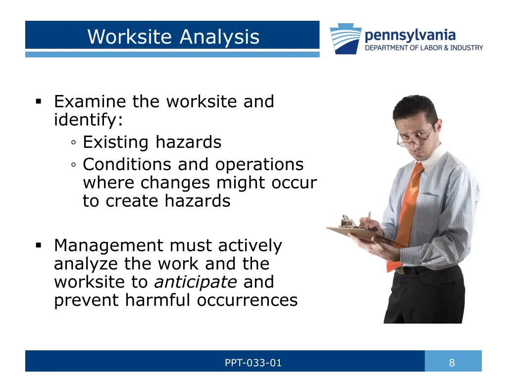 worksite analysis