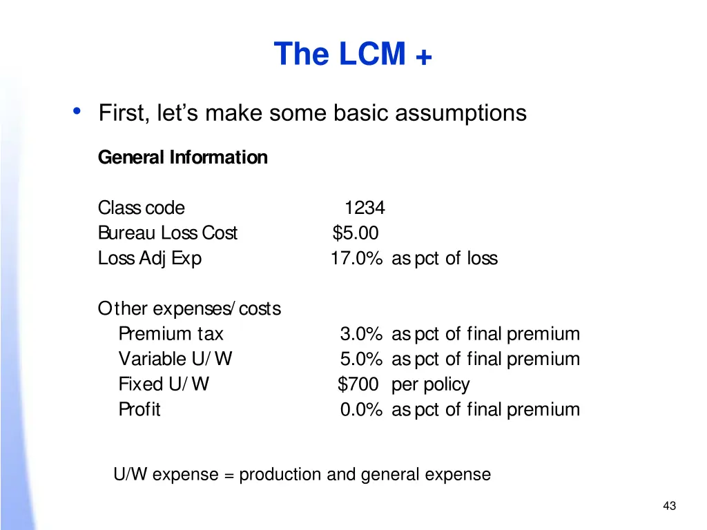the lcm 1