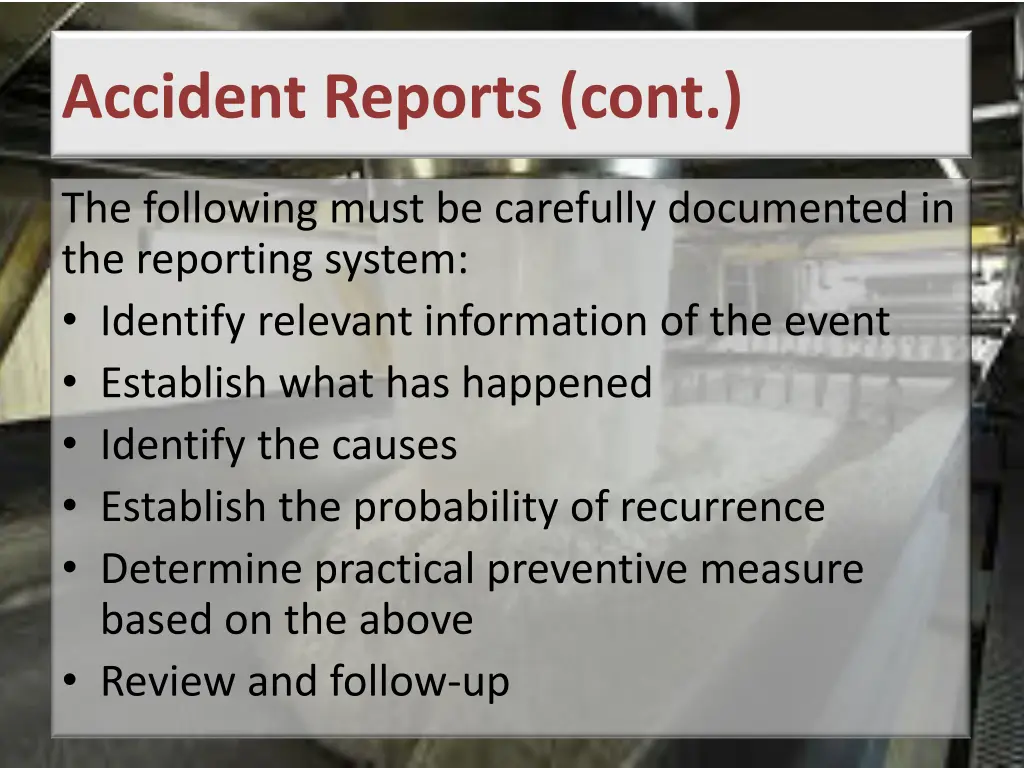 accident reports cont 1