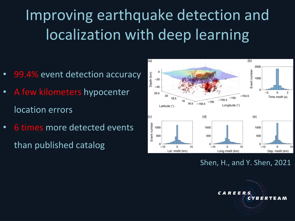 improving earthquake detection and localization 3