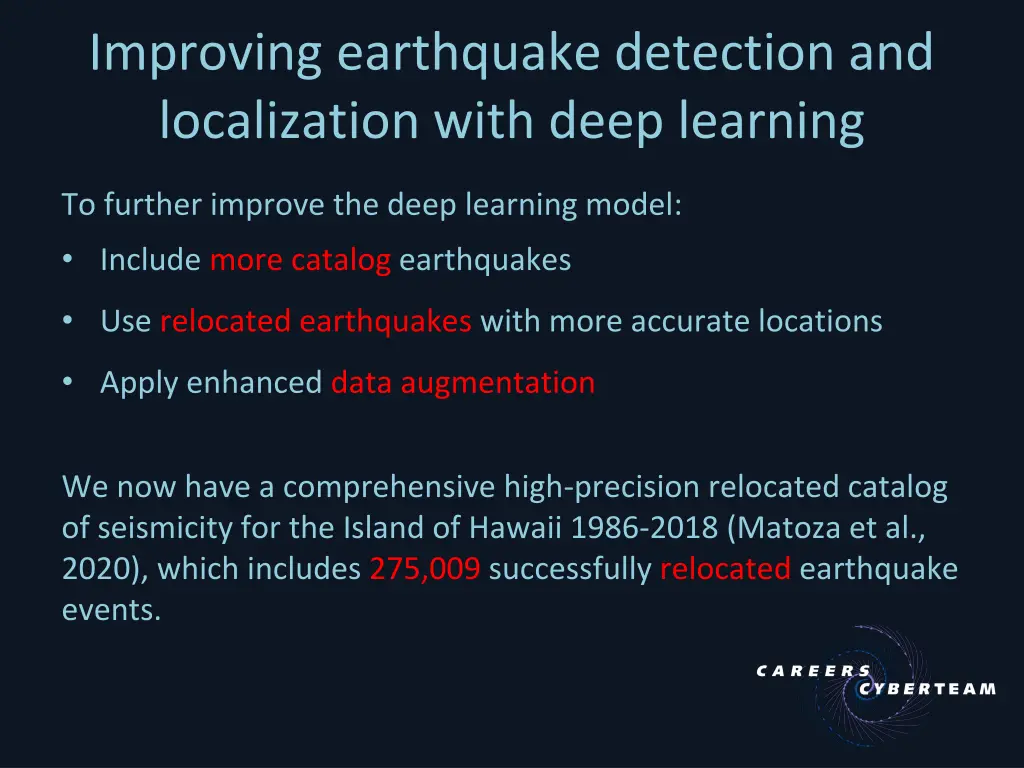 improving earthquake detection and localization 4