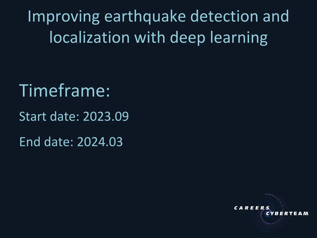 improving earthquake detection and localization 6