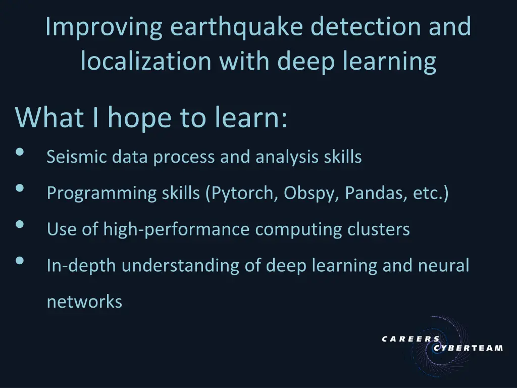 improving earthquake detection and localization 7