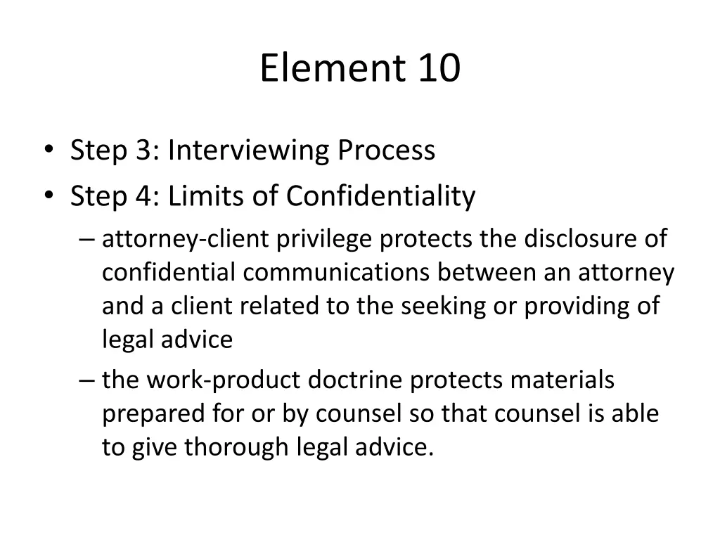 element 10 1