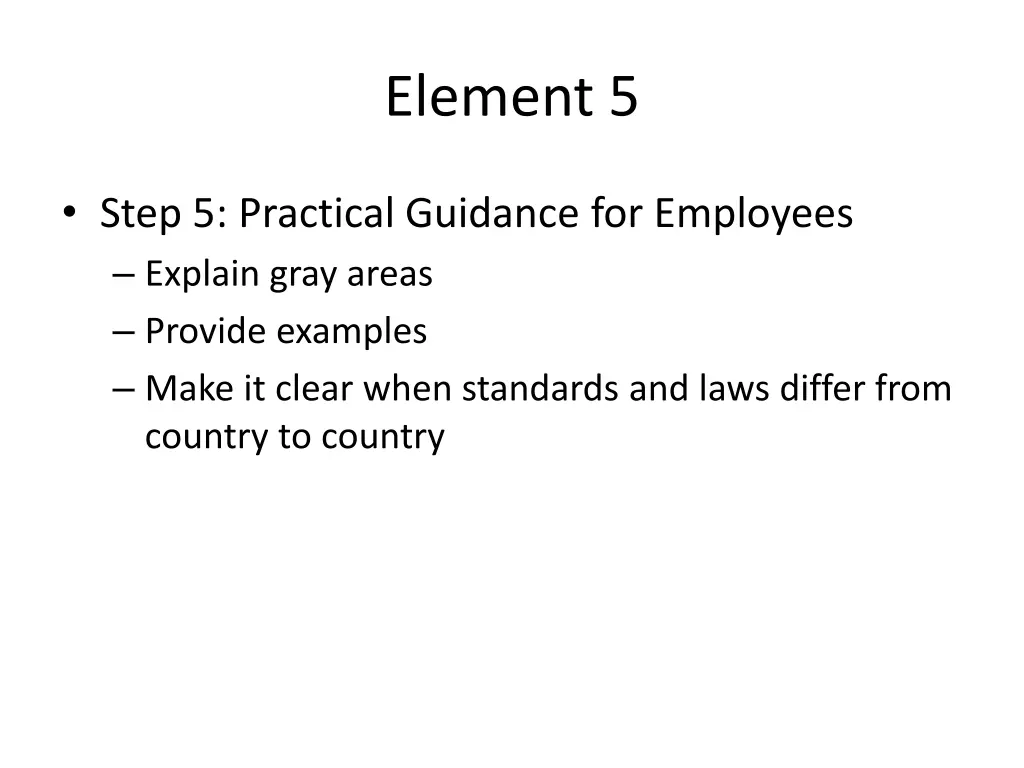 element 5 4