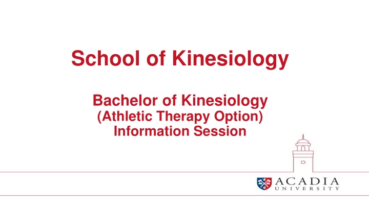 school of kinesiology