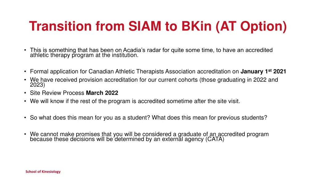 transition from siam to bkin at option