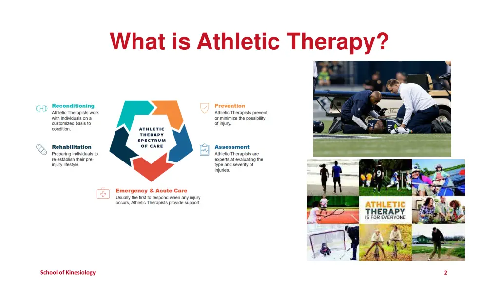 what is athletic therapy