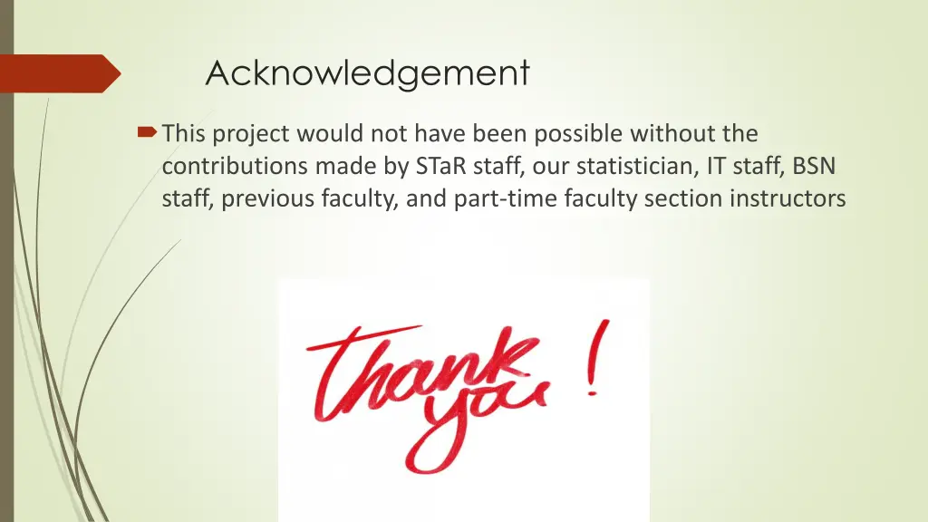 acknowledgement