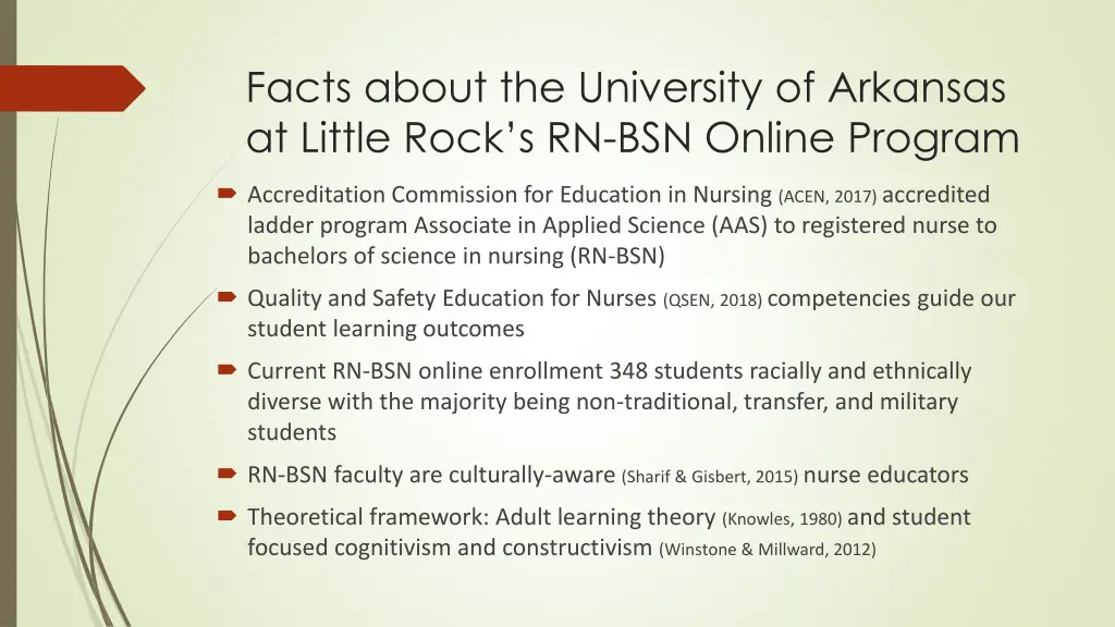 facts about the university of arkansas at little