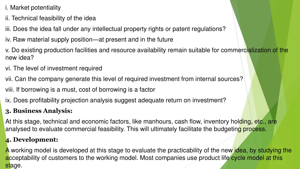 i market potentiality
