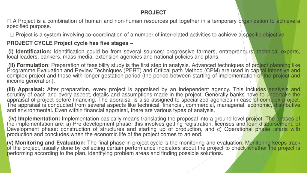 project