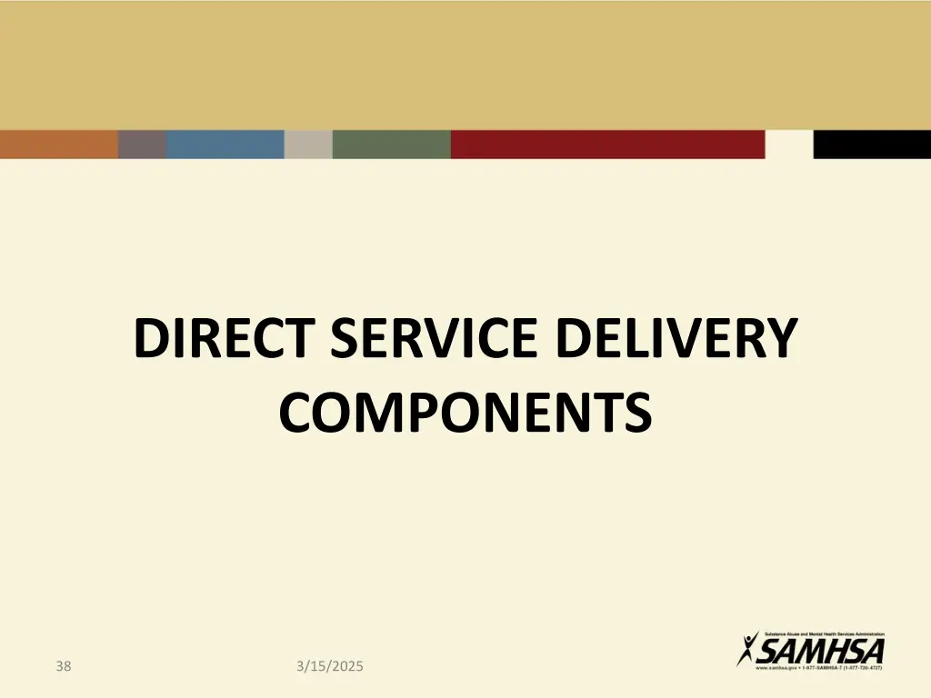 direct service delivery components