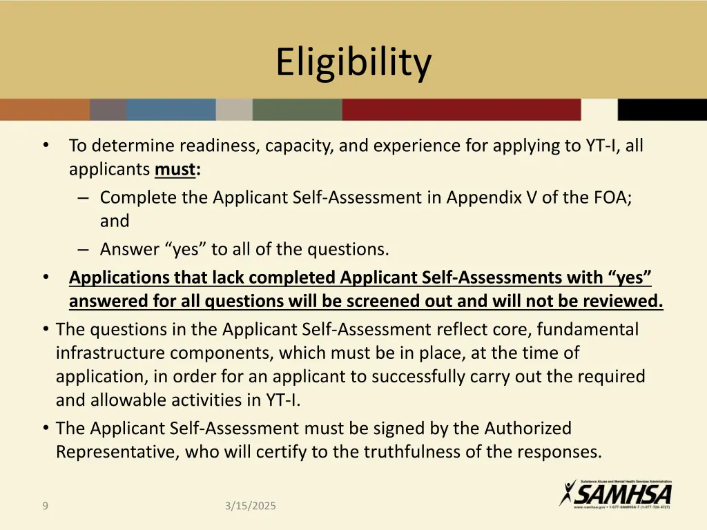 eligibility 1