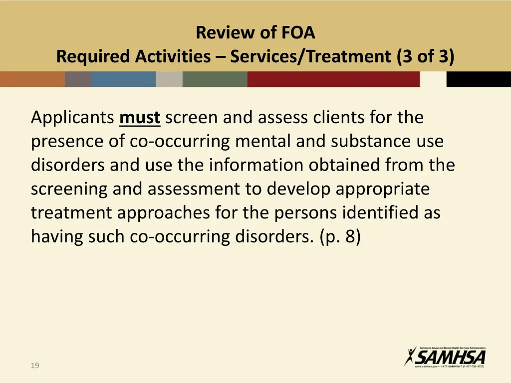 review of foa 2