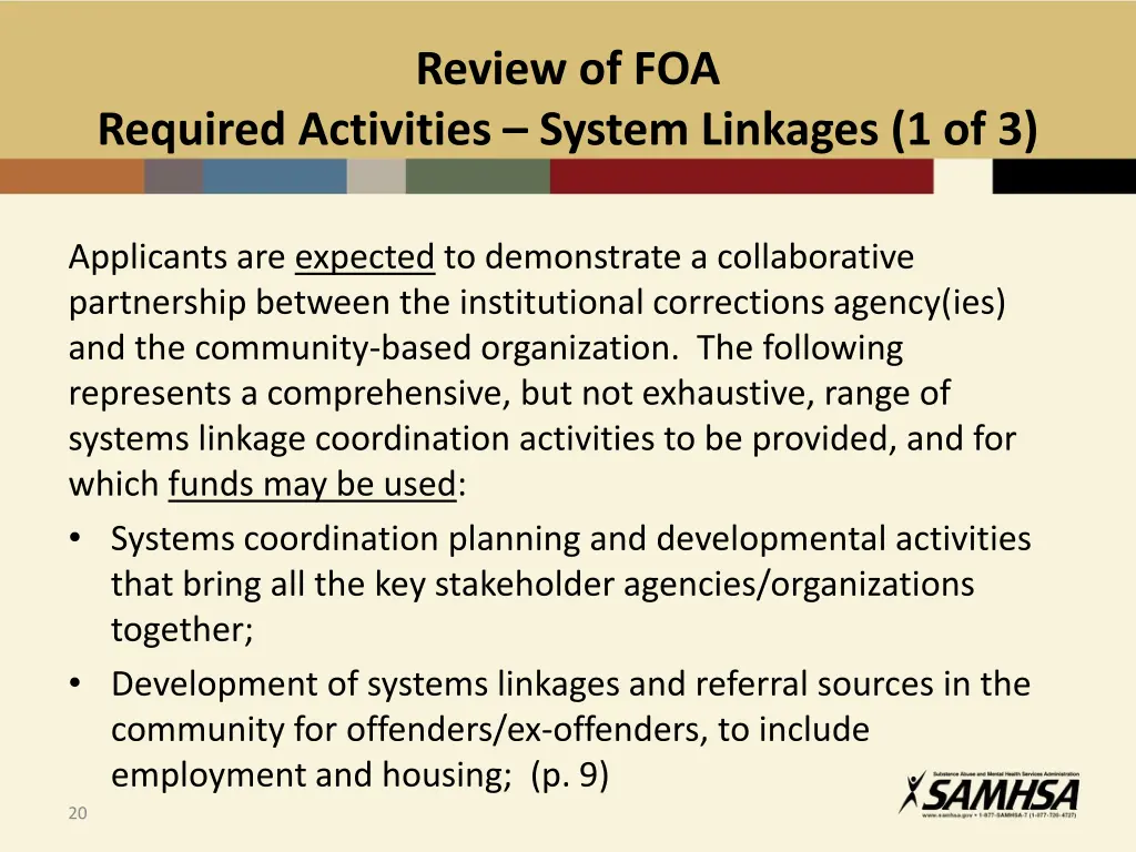 review of foa 3