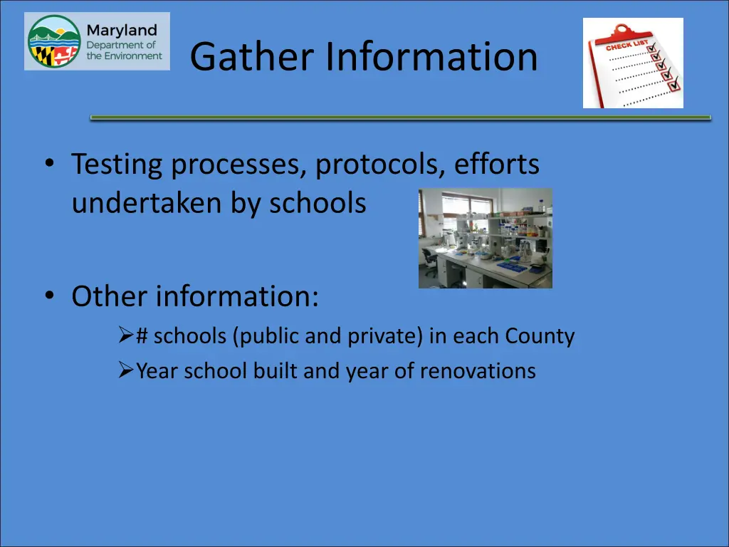 gather information