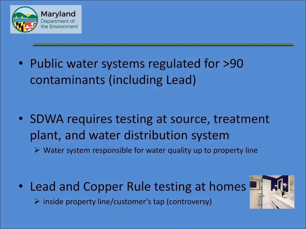 public water systems regulated