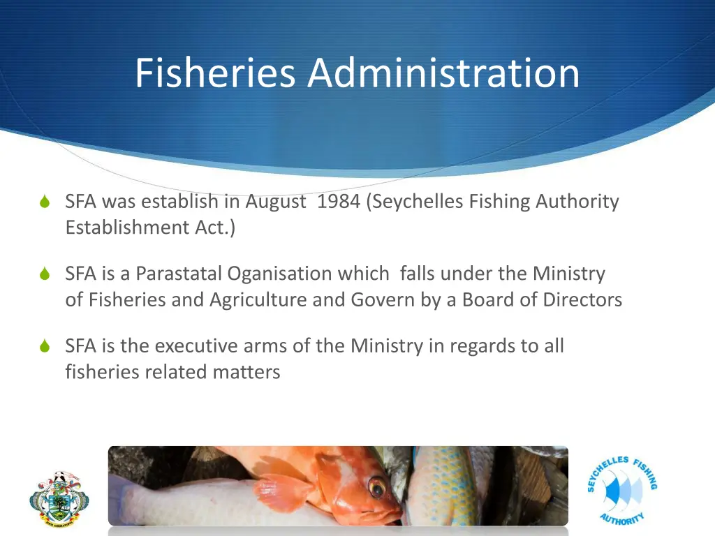 fisheries administration