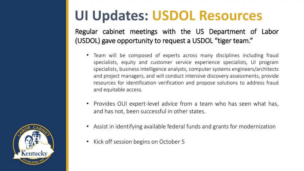 ui updates usdol resources