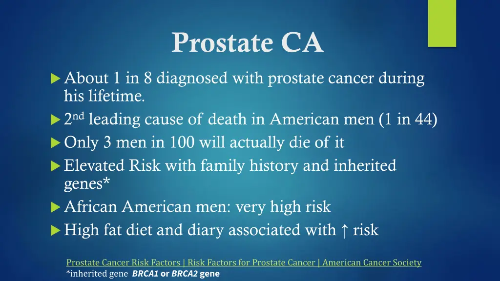 prostate ca