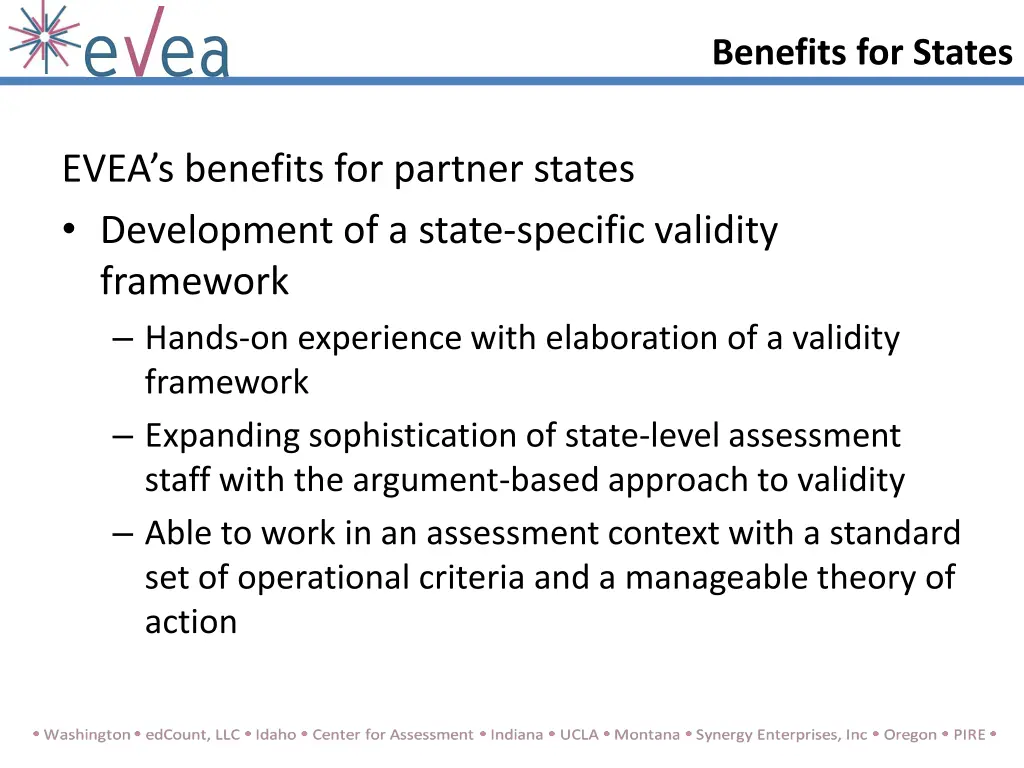 benefits for states 2
