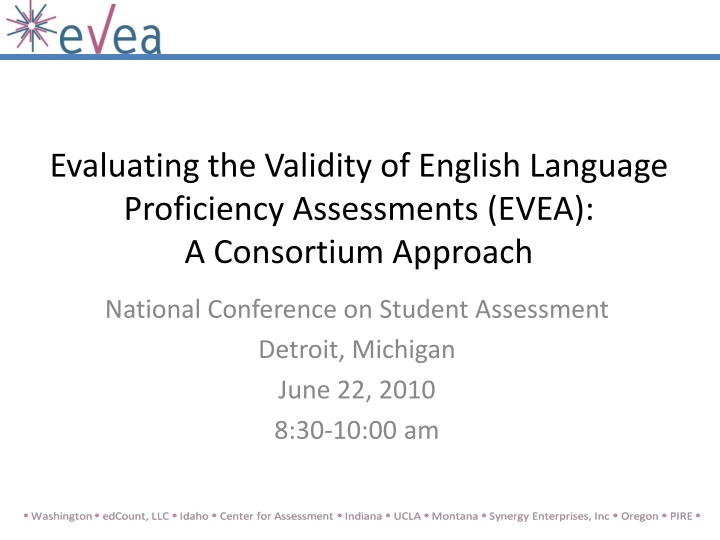 evaluating the validity of english language