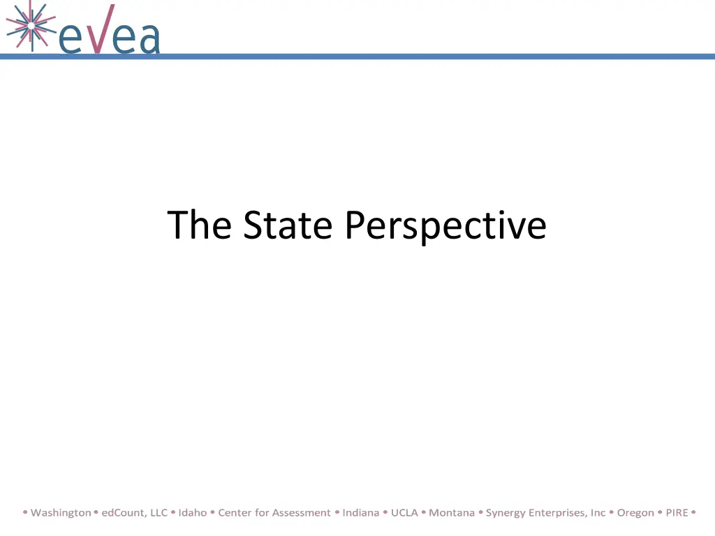 the state perspective