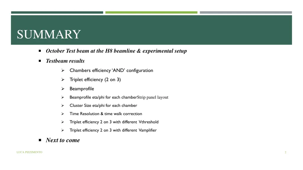 summary