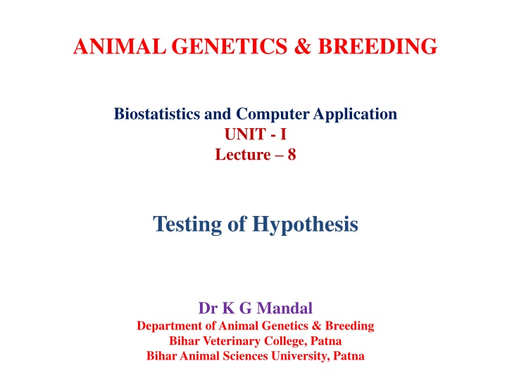 animal genetics breeding