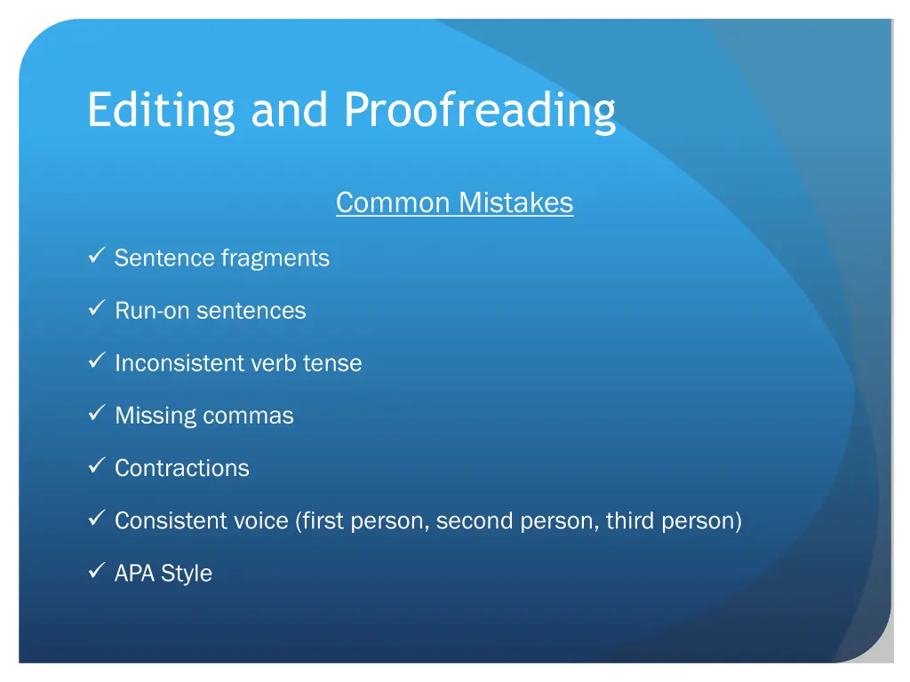 editing and proofreading 1