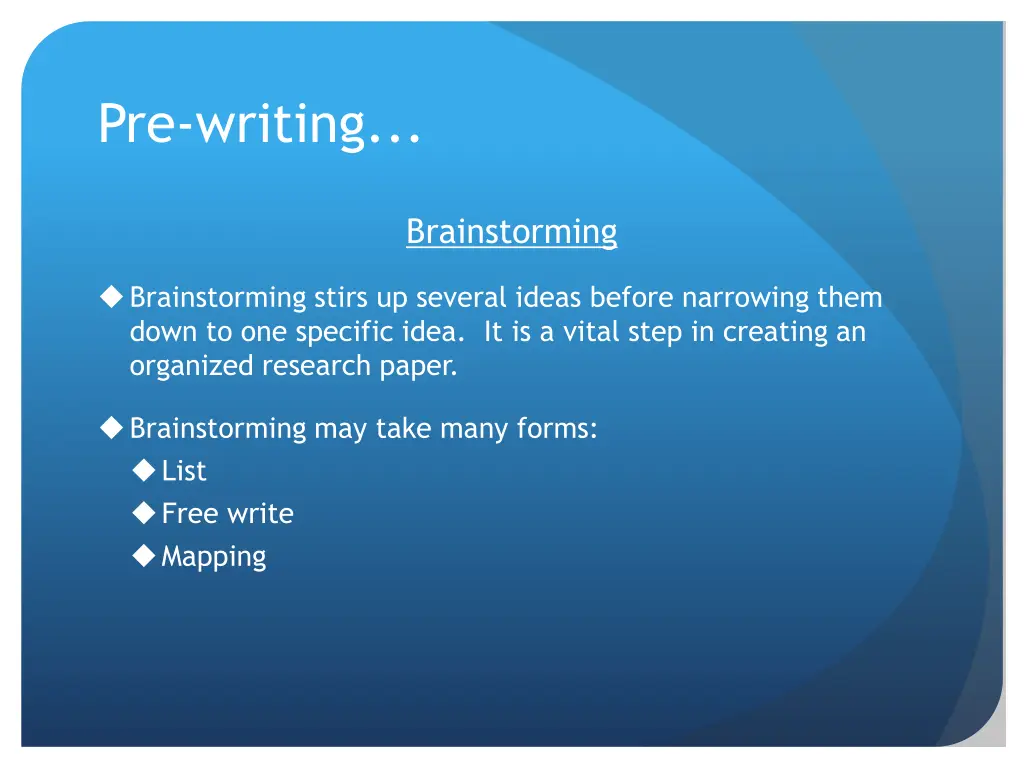 pre writing 1