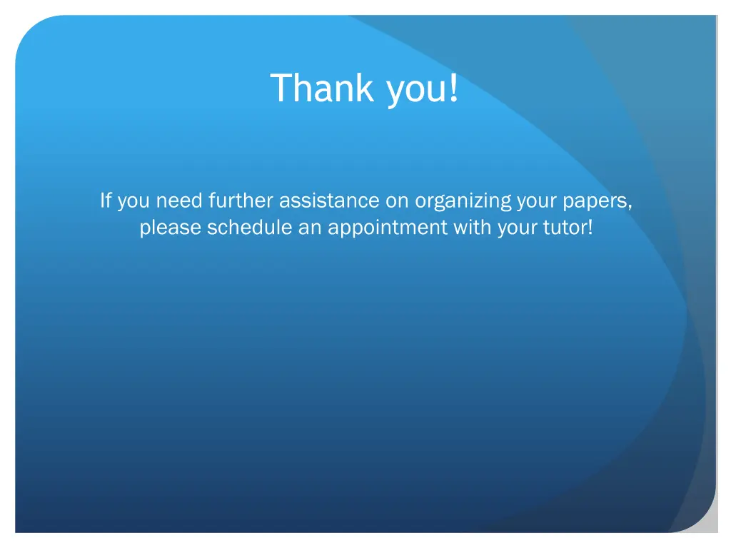 thank you