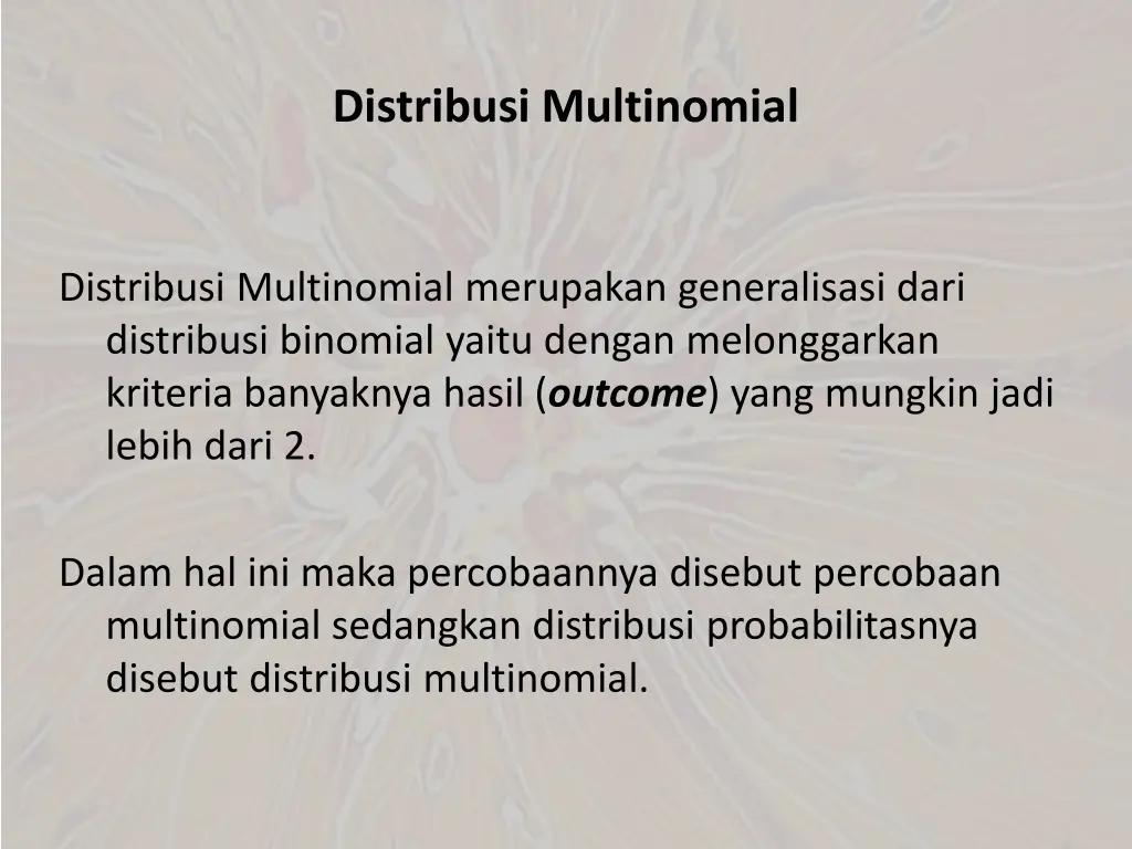 distribusi multinomial
