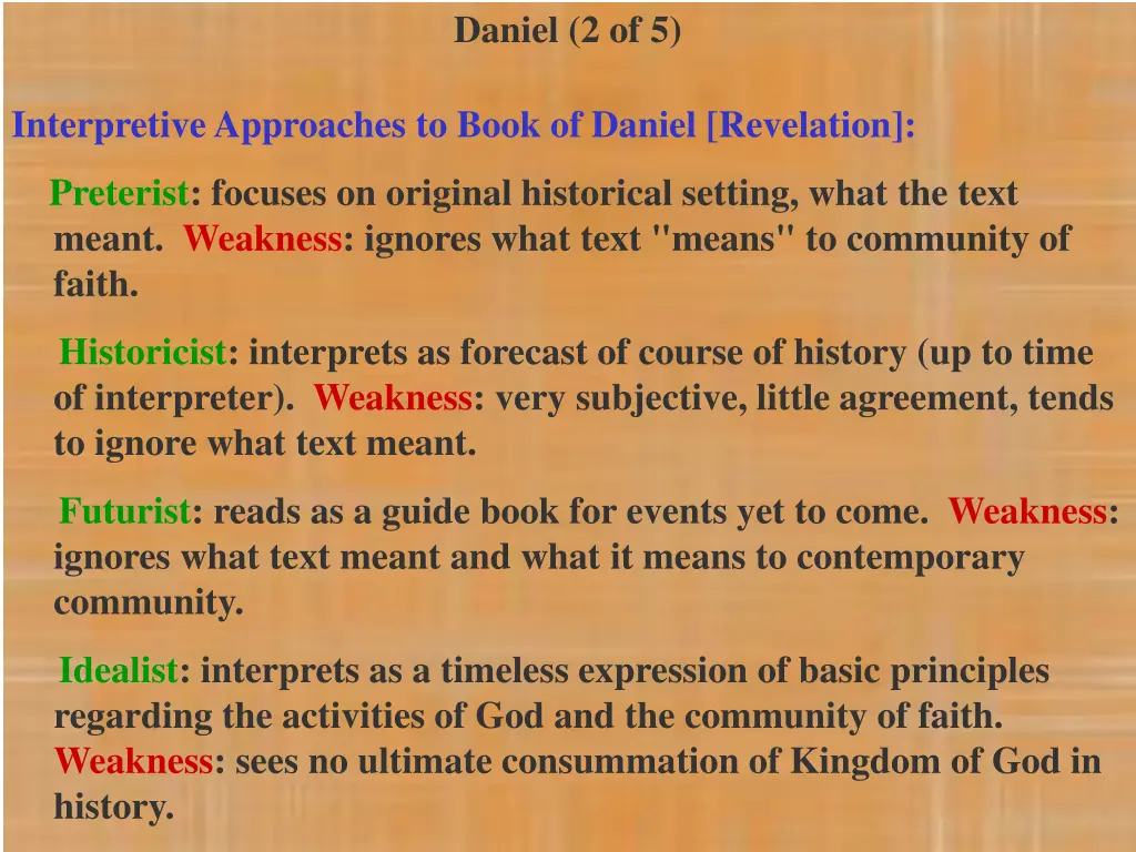 daniel 2 of 5
