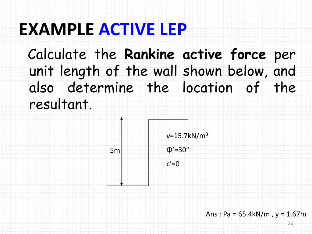 example active lep