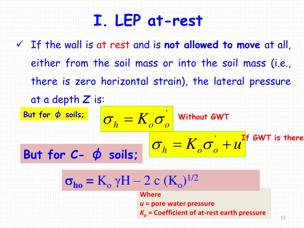 i lep at rest
