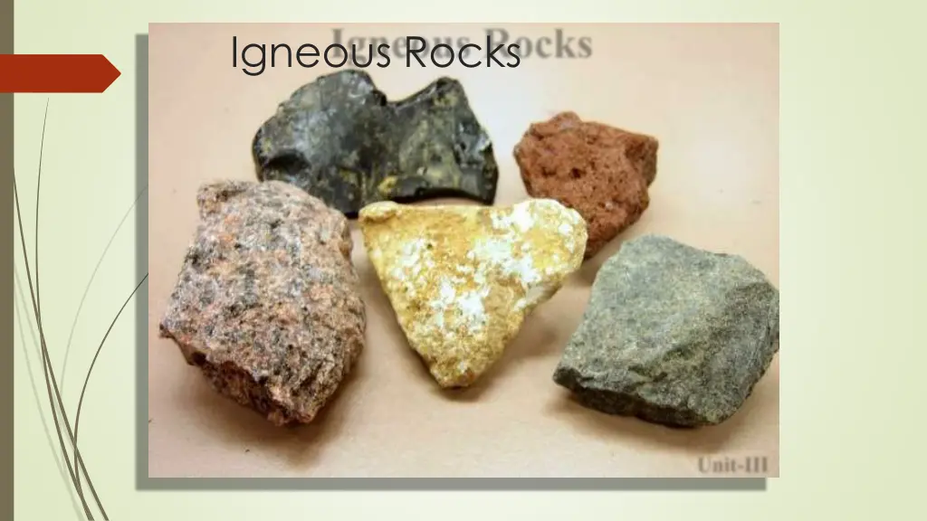 igneous rocks