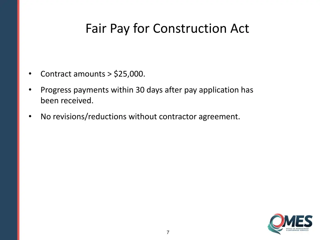 fair pay for construction act